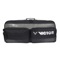 VICTOR 6支裝矩形包-後背包 雙肩包 肩背包 裝備袋 球拍袋 勝利 BR2601C 黑銀