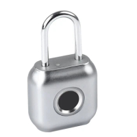 RISE-P6 Smart Fingerprint Lock USB Rechargeable Waterproof IP66 Fingerprint Padlock Door Luggage Lock