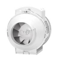 4 inch Inline Fan Pipe Duct Fan Bathroom Extractor Ventilation Air Blower Kitchen Toilet Wall Air Clean Ventilator