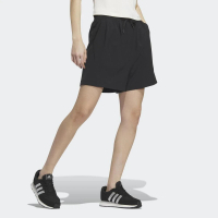 adidas 愛迪達 MH WV BOS SHT 女 短褲 高腰 亞洲版 運動 訓練 休閒 寬鬆 舒適 黑(HY2885)