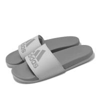 【adidas 愛迪達】拖鞋 Adilette Comfort 男鞋 女鞋 灰 軟底 止滑 休閒鞋 涼拖鞋 愛迪達(IG1122)