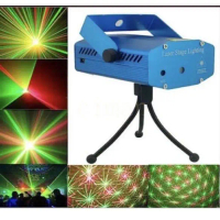 Mini Laser Stage Lighting ไฟดิสโก้เทค ไฟปาร์ตี้ ไฟคาราโอเกะ ไฟเวที