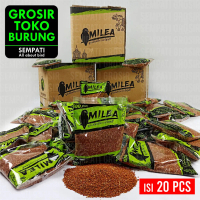 SEMPATI GROSIR BIJI MILET RED MILLET MERAH SEMPATI MILEA ISI 20 PCS PER DUS PAKAN BURUNG KENARI PERK