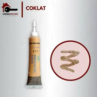 TUSIR DEMPUL/CAT PERBAIKAN KAYU HPL 25ML - Berbagai Pilihan Warna (Wood Repair Paint) COKLAT