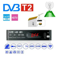 DVB-T2 Tuner Digital Satellite TV Receiver 1080P Decoder DVB-C U009 HDTV Set Top Box MPG4 STB Freeview Home Party TV Receivers