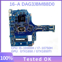 M02035-601 M02035-001 DAG3JBMB8D0 With I5-10300H / I7-10750H CPU Laptop Motherboard For HP 16-A GTX1650 / GTX1650TI 100% Test OK