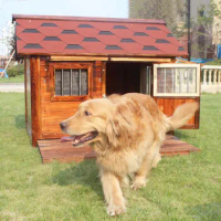 Outdoor Tent Crate Dog House Corral Kennel Canil Puppy Accessories Dog House Cage Enclose Bed Casa Perro Pet Products MR50DH