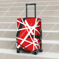 ฝาครอบกระเป๋าเดินทาง Van Halen EVH 5150 STRIPES การป้องกันการเดินทางล่องเรือวันหยุด Strectch อุปกรณ์