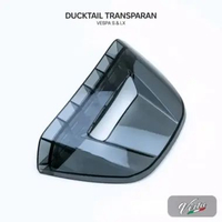 VIRTU Ducktail Transparent Vespa S & LX Smoke