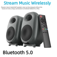 50W High-power Stereo Home Bookshelf Sound High-quality Wireless Bluetooth Multi-media Monitor Speakers 2.0 Computer TV Soundbox