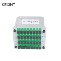 KEXINT Factory Directly PLC Splitter SC/UPC 1*32 Insertion /LGX /Cassette type Fiber Optic / 5piece