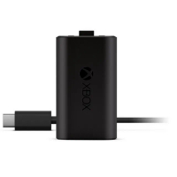 【Microsoft 微軟】XBOX 原廠同步充電套件(Xbox充電式電池+USB-C纜線)