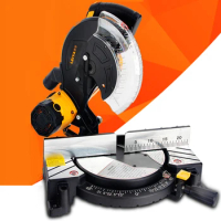 LY255-01 10 Inch Electric Mitre Saw Angle Compound Sliding Free Cutting Machine Precision Miter Saws for Aluminum Wood Plastic