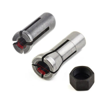 Chuck Cap Nut Part Collet 3mm 6mm Cone Replace For Makita 906 763620-8 763627-4 GD0603 GD0601 Collet Nut Power Tool Parts