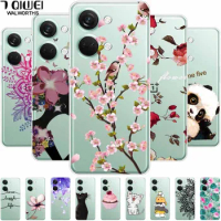 For Oneplus Nord 3 5G Case Clear TPU Soft Lovely Cats Silicone Cover for ONE PLUS Nord 3 2023 Transparent Nord3 Funda Cartoon