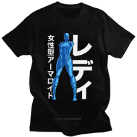Lady Armaroid T Shirt Men Short Sleeve Space Adventure Cobra Tshirt Anime Manga T-Shirt Cotton Tee Casual Harajuku Gift