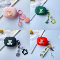 for OPPO Enco X2 case cartoon/flower Silicone Earphone Cover with Keychain Accessory Box for OPPO Enco X cover