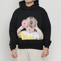 Hoodie ADLV BOY DONUT CHOCOLATE BLACK HOODIE 100% ORIGINAL 2