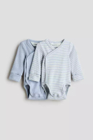 H&M 2-pack room-to-grow bodysuits