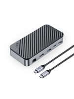 โอริโก้ รุ่น DPM2P9 ฮับ USB Type-C มัลติพอร์ต 10 in 1 พร้อมกล่องอ่าน M.2 NVMe/NGFF SSD แบบมีพัดลมระบ