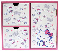 【震撼精品百貨】Hello Kitty_凱蒂貓~HELLO KITTY 多多積木拉門收納盒#38147
