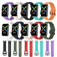 Watch band Soft Silicone Watch bands For OPPO Watch Free Original Smart Watch Band Strap Bracelet Wristband Watch