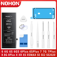 NOHON Battery For Apple iPhone SE 6S X 7 8 Plus XR XS MAX 6 SE2 High Quality Replacement Lithium Polymer Mobile Phone Battery