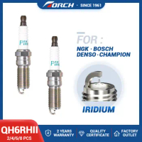 2-8PCS Candles Replace for 96621/ILTR6G8G Landrover LR025605 Denso ITV22 Ford 5100429 Double Iridium Spark Plugs Torch QH6RHII
