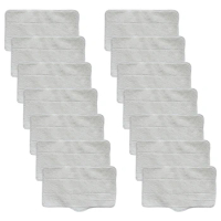 Top Sale 14Pcs Mop Cleaning Pads For Xiaomi Deerma DEM ZQ100 ZQ600 ZQ610 Handhold Steam Vacuum Cleaner Replacement Accessories
