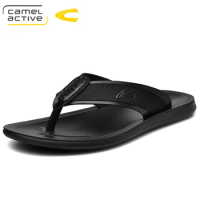 Camel Active 2019 New Arrival Summer Men Flip Flops High Quality Beach Shoes Non-slip Male Slippers Zapatos Hombre Casual Shoes