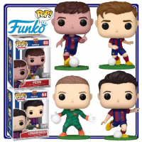 ฟิกเกอร์ Funko Pop ฟุตบอล บาร์เซโลน่า ลาลีกา Xavi และ Gavi Pedri และ Lirafinha ของเล่นแฟชั่น ตกแต่งโ
