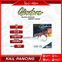 ASSIST HOOK RELIX NUSANTARA GS-02 | COLOR ICE BLUE | DOULE ASSIST HOOK, Ukuran No.1 | 72 lb