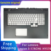 New For Lenovo Legion 5-17ACH6 Shell Replacemen Laptop Accessories Palmrest With LOGO Grey C Cover HY570