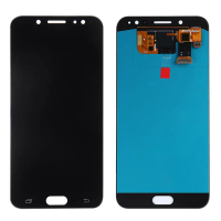 ชุดประกอบหน้าจอภายในและภายนอก, เหมาะสำหรับจอแสดงผล Samsung C8 C7100/C710F LCD J7 + J7plus