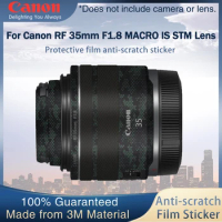 Lens protective film For Canon RF 35mm F1.8 MACRO IS STM Lens Skin Decal Sticker Wrap Film Anti-scratch Protector Case