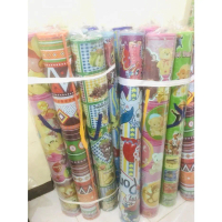 Tiker Plastik Karakter / Karpet Plastik Tebal Kode SMF - batik