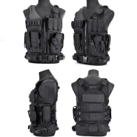 Hunting Security Clothes Swat Tactical Vest Swat Jacket Chest Rig Multi-Pocket SWAT Army CS Hunting Vest Camping Accessories