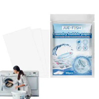 Detergent Sheets Portable Laundry Detergent Soap Paper Washing Machine Clothes Cleaning Sheet For Sensitive Skin Clean Strips