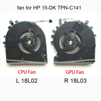 Laptop Cooling CPU GPU Fans For HP Pavilion 15-DK TPN-C141 L57170 L56900 001 ND85C16 Gaming Notebook Graphics Card Radiator fan