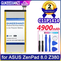 GUKEEDIANZI Battery 4900mAh For ASUS ZenPad 8.0 Power Case CB81 Z380 Series C11P1414 ZenPad8.0 Batteries