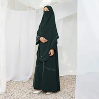 Lozy Hijab - Havina Abaya Set New Material (Abaya Gamis Set French Khimar Haji dan Umrah Bahan Arabi