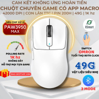 Chuột Không Dây Chuyên Game Attack Shark X3Max Siêu Nhẹ 49G Chip Xử Lí Paw3950Max 42000 DPI