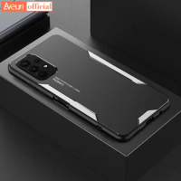 Aluminum Metal Case For Samsung Galaxy A32 A52 A72 A53 A52S Silicone Matte Back Cover Phone Case For Samsung A71 A51 4G 5G Coque