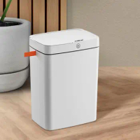Smart Electric Touchless Garbage Bin 18 Liter Trash Can Slim Size Silent Opening