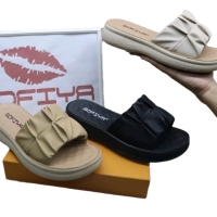 Sandal Wedges wanita impor Sofiya 9091-12 Terbaru  Sendal Cewek  Shoes