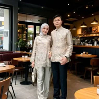 Tunik Couple | Batik Couple | One set Couple | Tunik Sage | Kemeja Couple | Tunik Jumbo | Setcel Cou