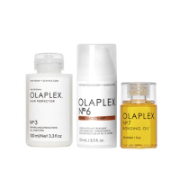【OLAPLEX 歐啦】3+6+7號毛躁掰掰護髮組(3號洗前護髮素100ml+6號免沖洗修復乳100ml+7號免沖洗髮油30ml)