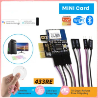 Tuya Wifi Computer Power Reset Switch PCI-E Card For PC 433 RF Smart Life APP Remote Voice Timer Control Work With Alexa Google