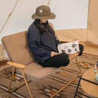 Outdoor Kermit chair cover single a double chair warm pad winter camping home heating chair cushion sofa cushion