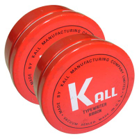 KALL  K.O.N 傳統手動機械式打字機 黑色＆紅色色帶(1組2入)